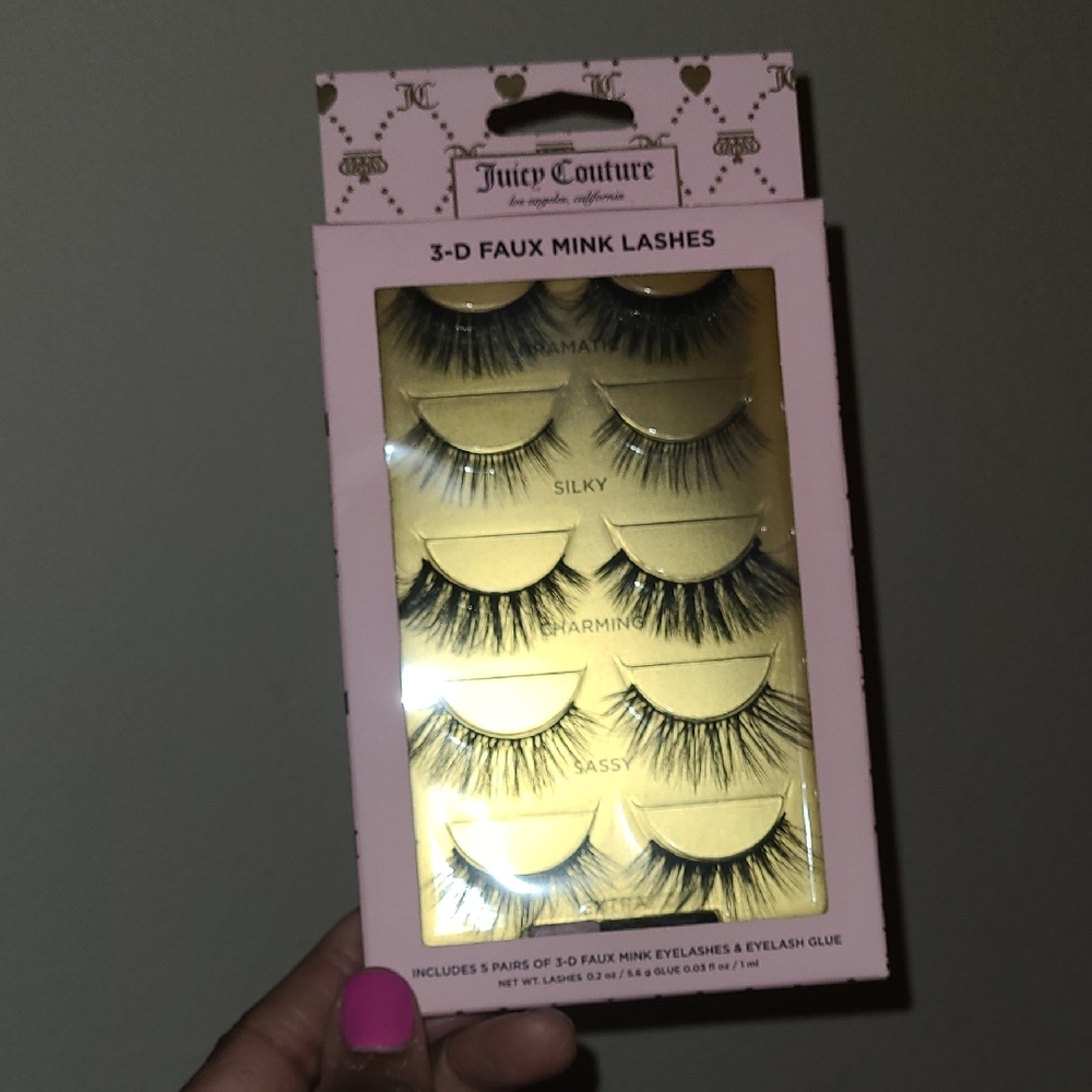 Juicy Couture Faux Mink Lash Set - Black